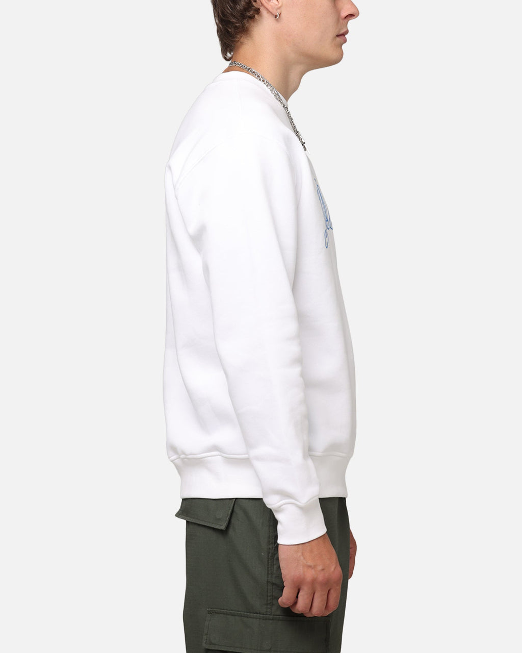 HOT Products Jordan Essentials Holiday Fleece Crewneck White