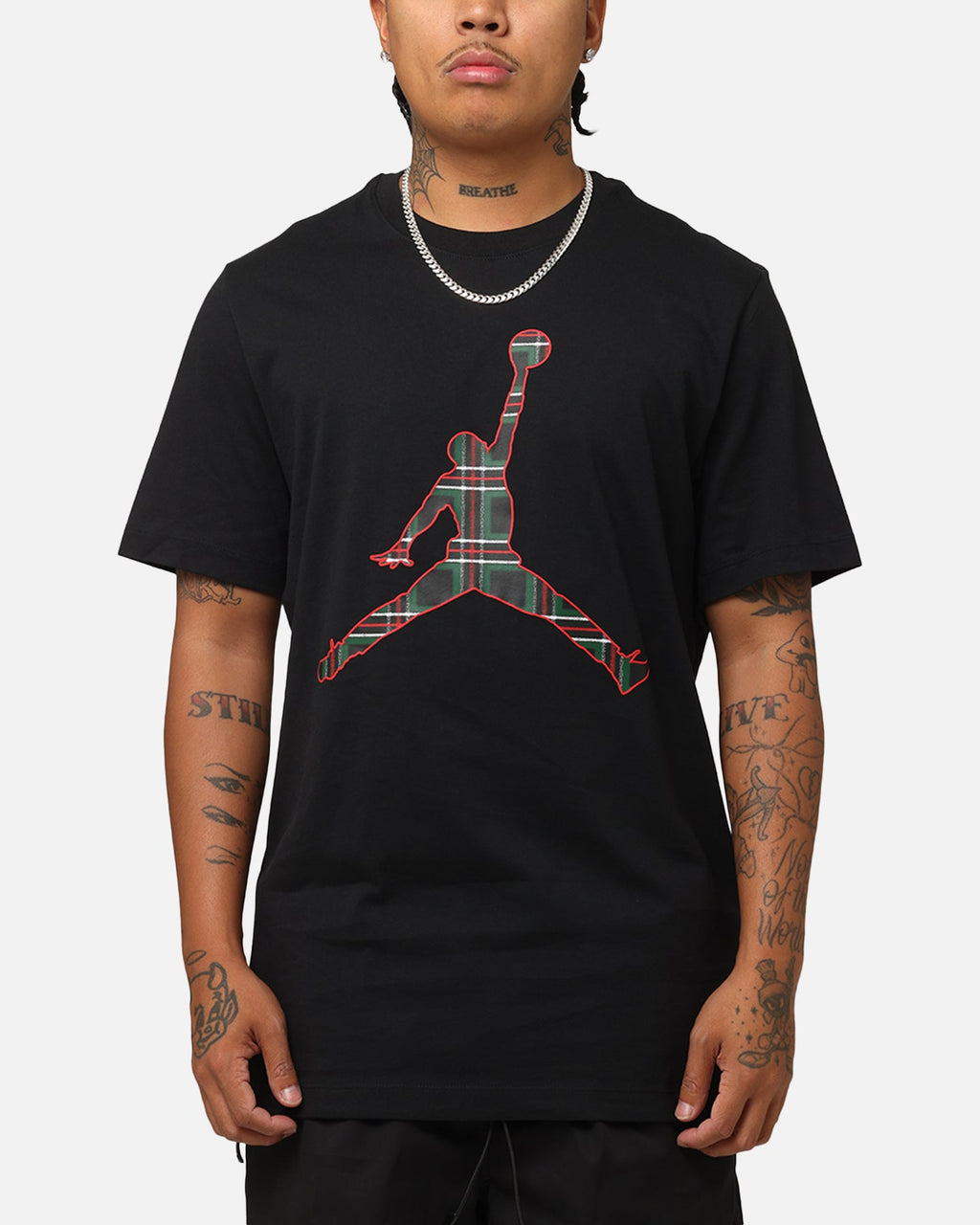 HOT Products Jordan Flight Essentials Holiday Crewneck T-Shirt Black