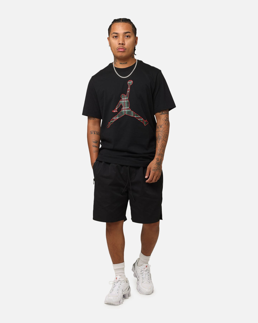 HOT Products Jordan Flight Essentials Holiday Crewneck T-Shirt Black