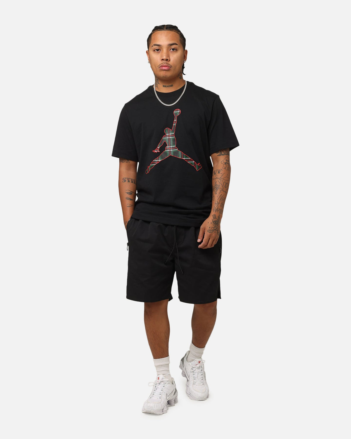 HOT Products Jordan Flight Essentials Holiday Crewneck T-Shirt Black