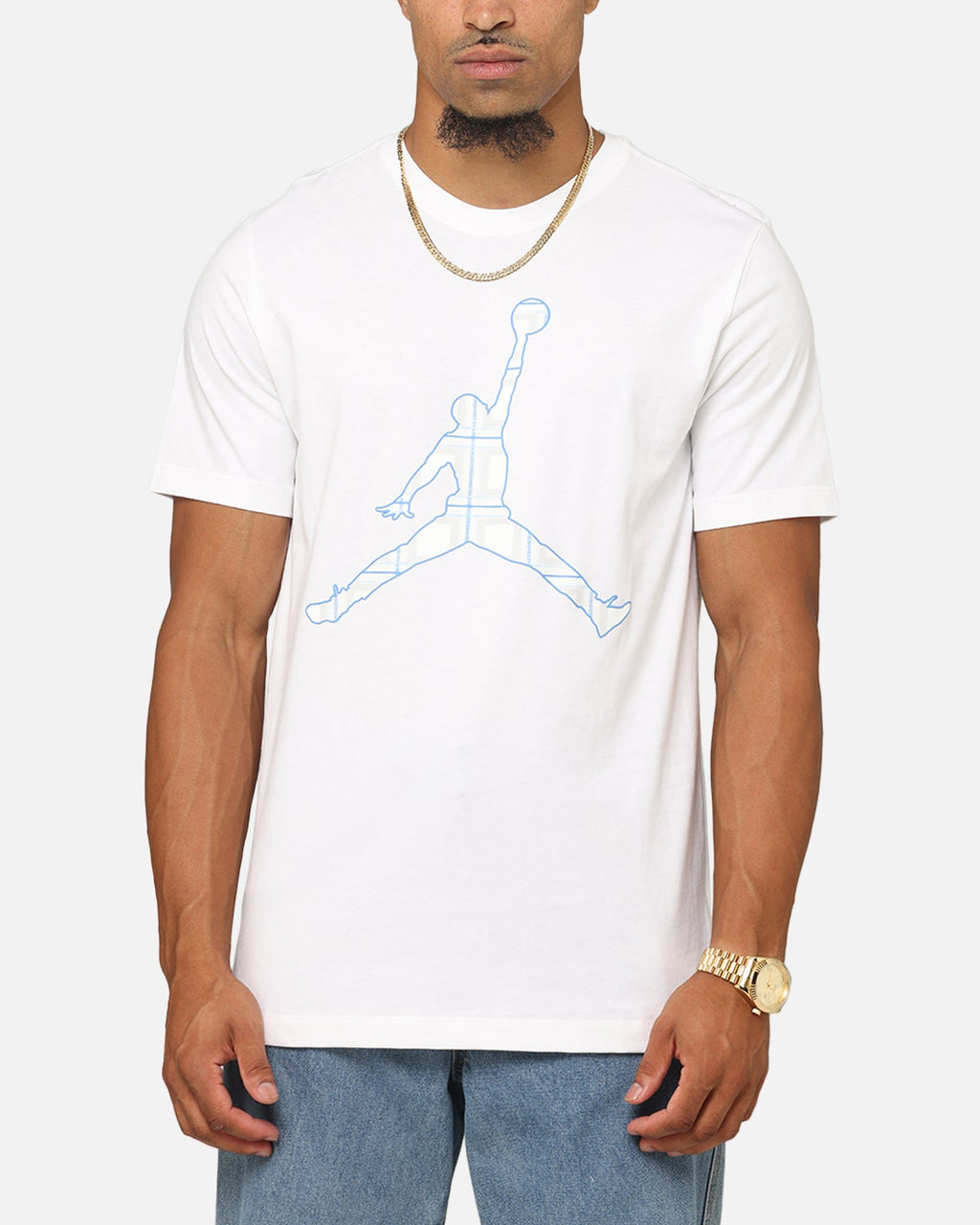 HOT Products Jordan Flight Essentials Holiday Crewneck T-Shirt White