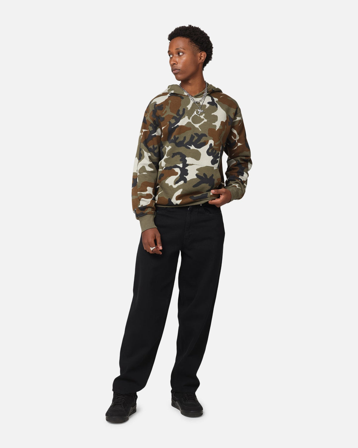 HOT Products Jordan Jumpman MVP Statement Camo Pullover Hoodie Light Olive