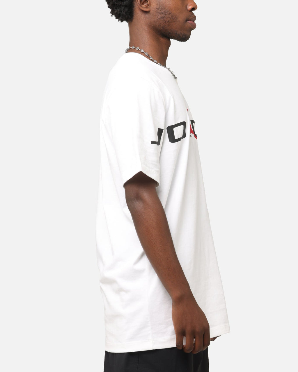 HOT Products Jordan Air Stretch Crewneck T-Shirt White/Black