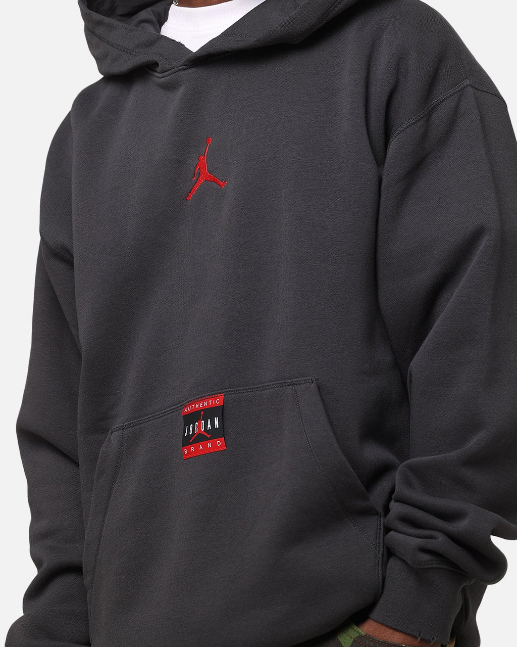 HOT Products Jordan Brooklyn Fleece Pullover J Day Hoodie Off Noir/Gym Red