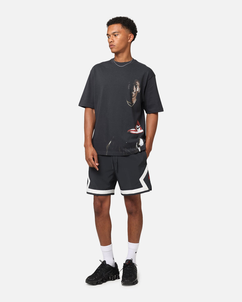 HOT Products Jordan Statement 1985 J Day Crewneck T-Shirt Off Noir