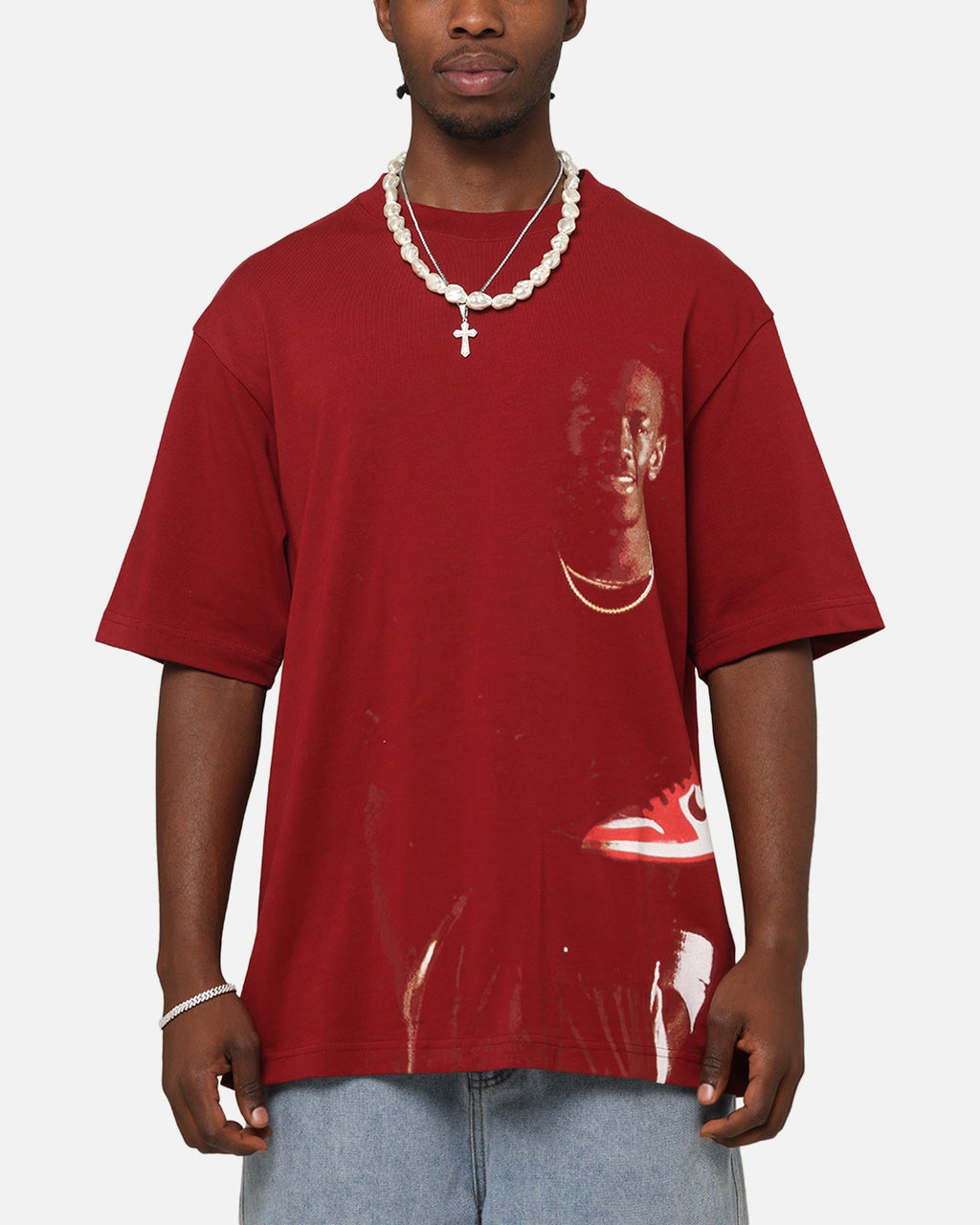 HOT Products Jordan Statement 1985 J Day Crewneck T-Shirt Gym Red