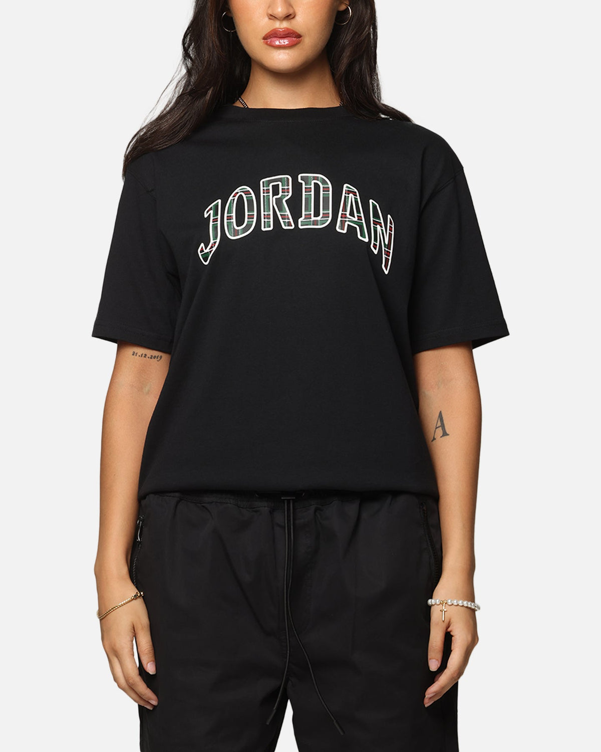 HOT Products Jordan Women's Graphic T-Shirt Black/Varsity Red