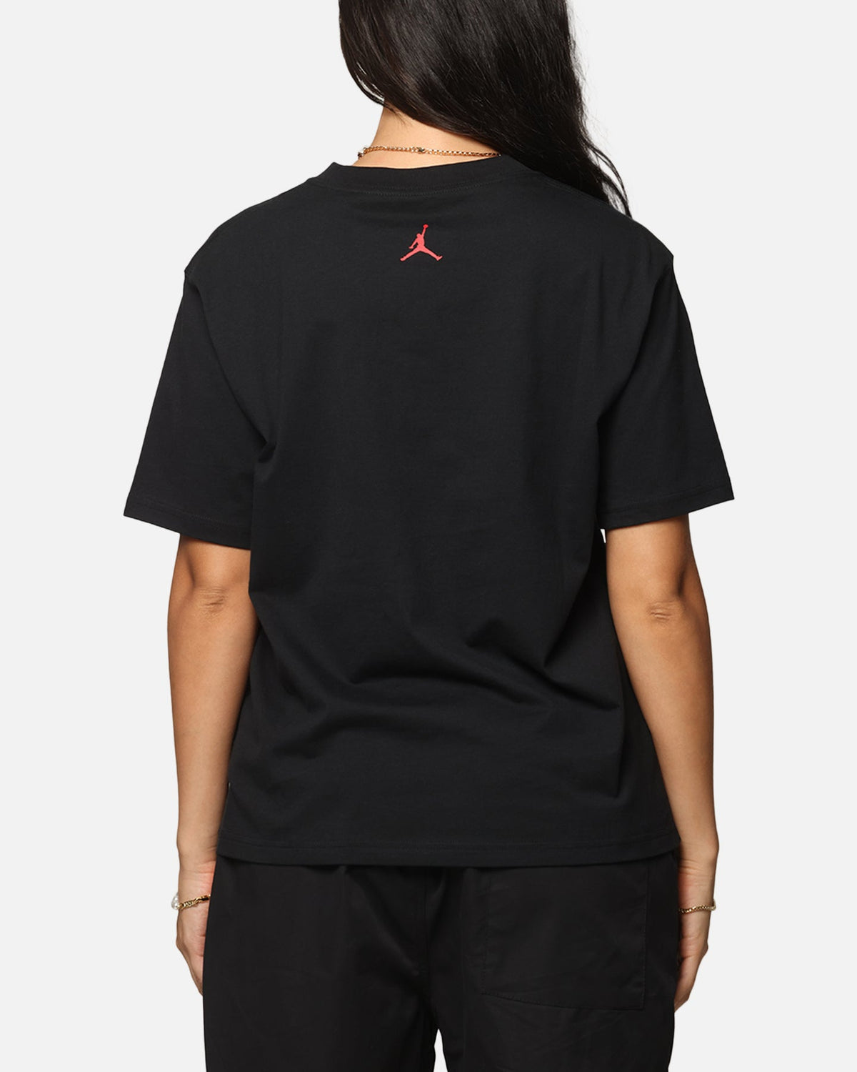 HOT Products Jordan Women's Graphic T-Shirt Black/Varsity Red