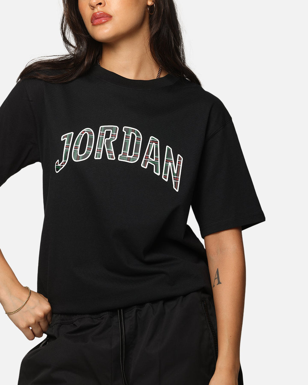 HOT Products Jordan Women's Graphic T-Shirt Black/Varsity Red