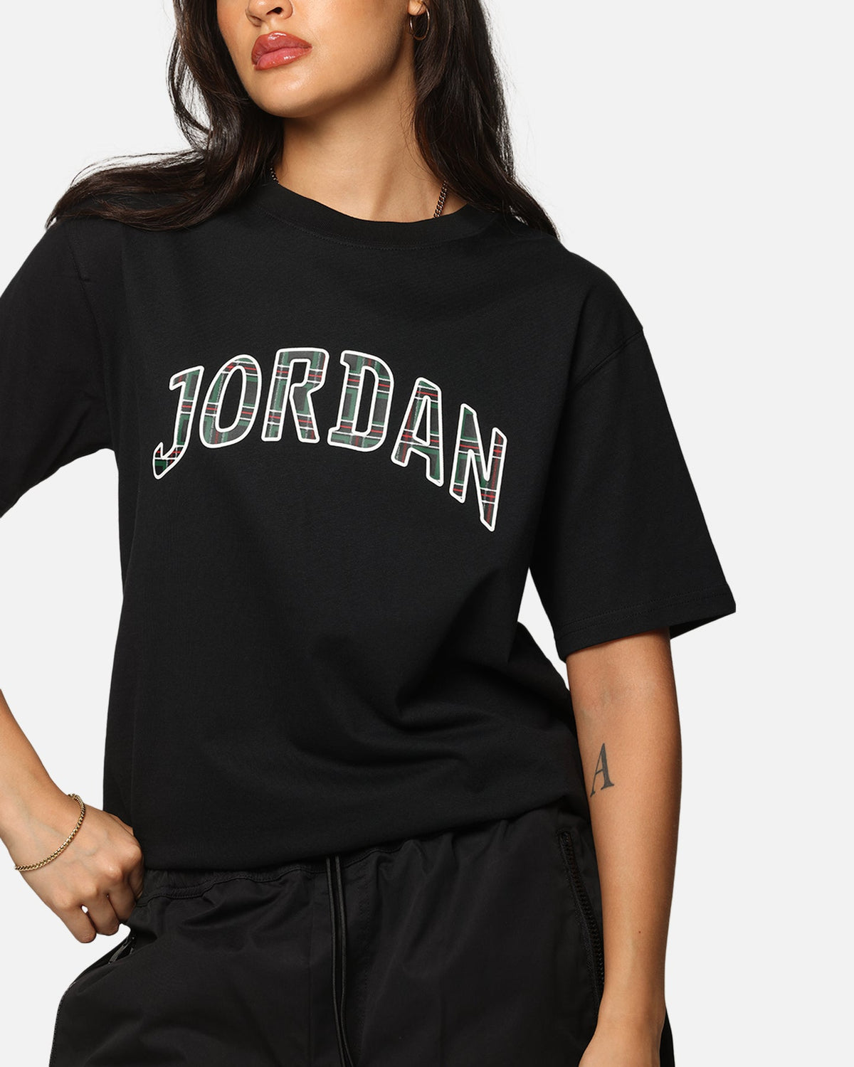 HOT Products Jordan Women's Graphic T-Shirt Black/Varsity Red