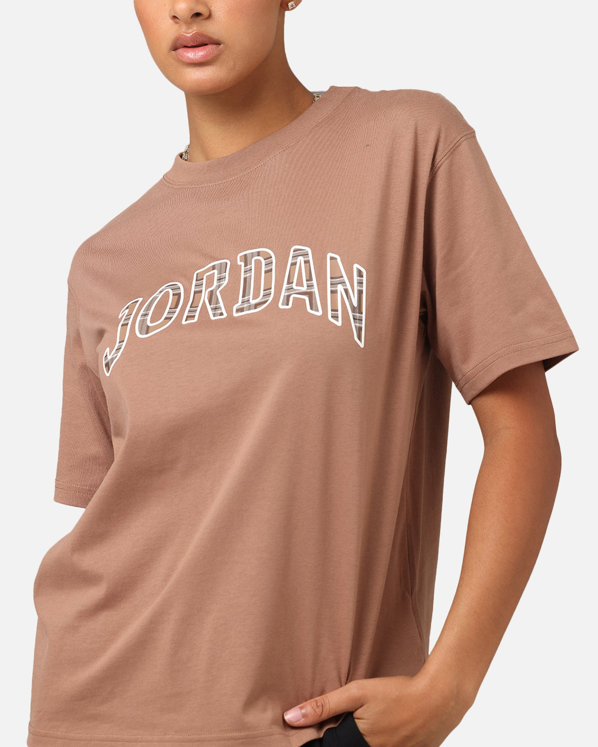 HOT Products Jordan Women's Graphic T-Shirt Archaeo Brown/Sail