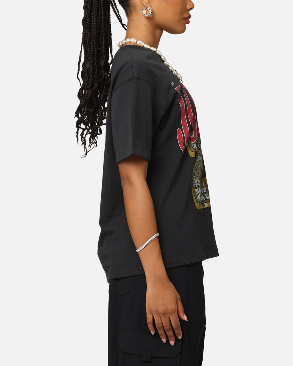 HOT Products Jordan Women's Heritage Graphic T-Shirt Off Noir/Gym Red