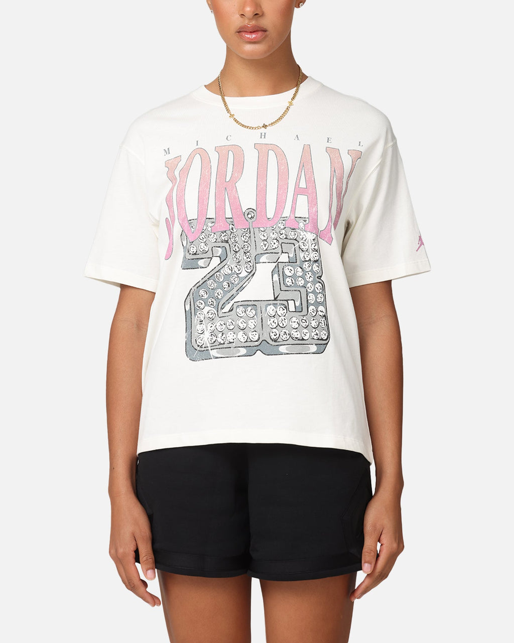 HOT Products Jordan Women's Heritage Graphic T-Shirt Sail/Orchid