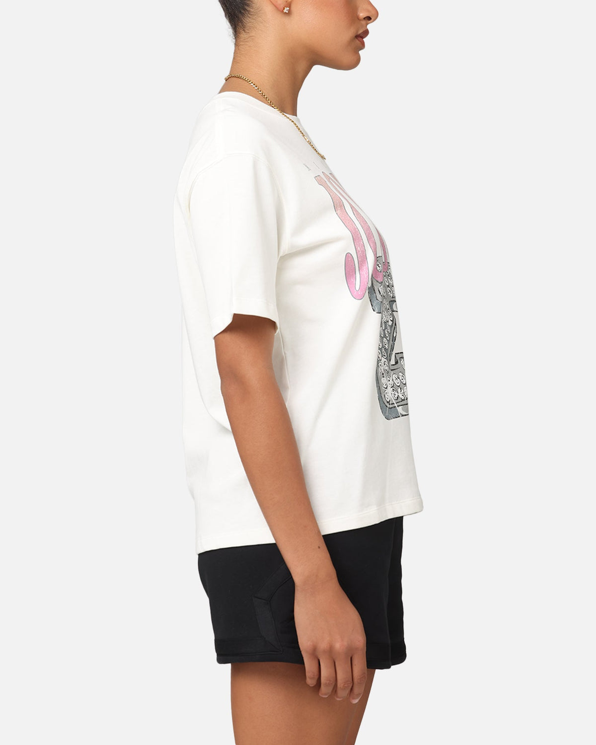 HOT Products Jordan Women's Heritage Graphic T-Shirt Sail/Orchid