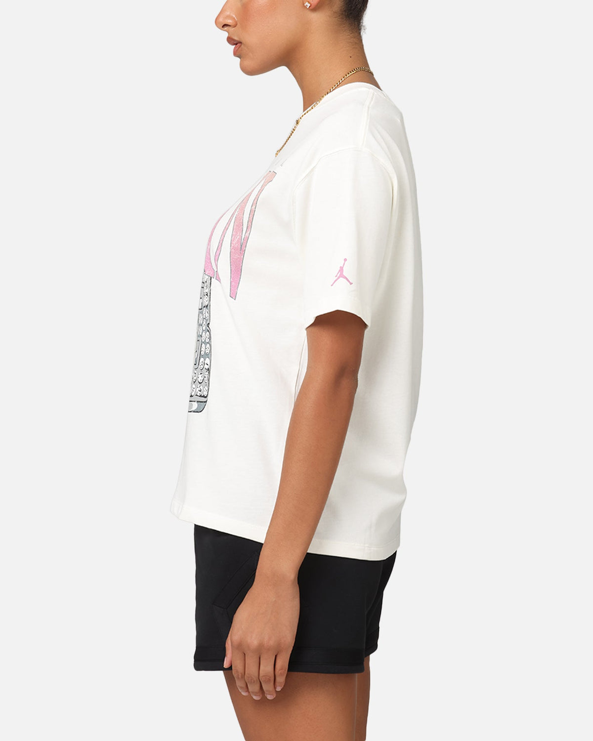 HOT Products Jordan Women's Heritage Graphic T-Shirt Sail/Orchid