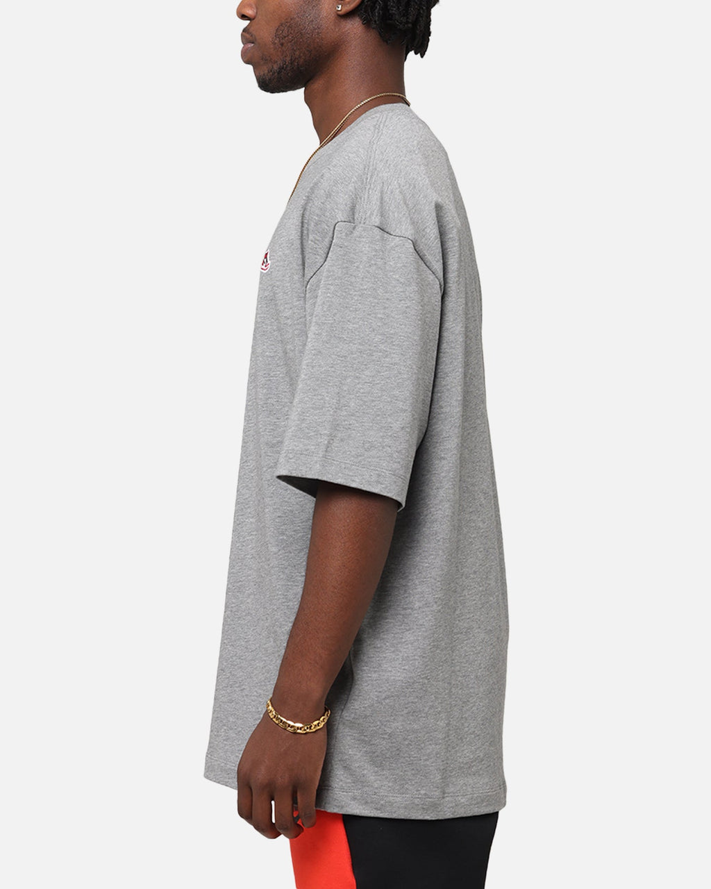 HOT Products Jordan Brand Sneaker Patch Crewneck T-Shirt Carbon Heather