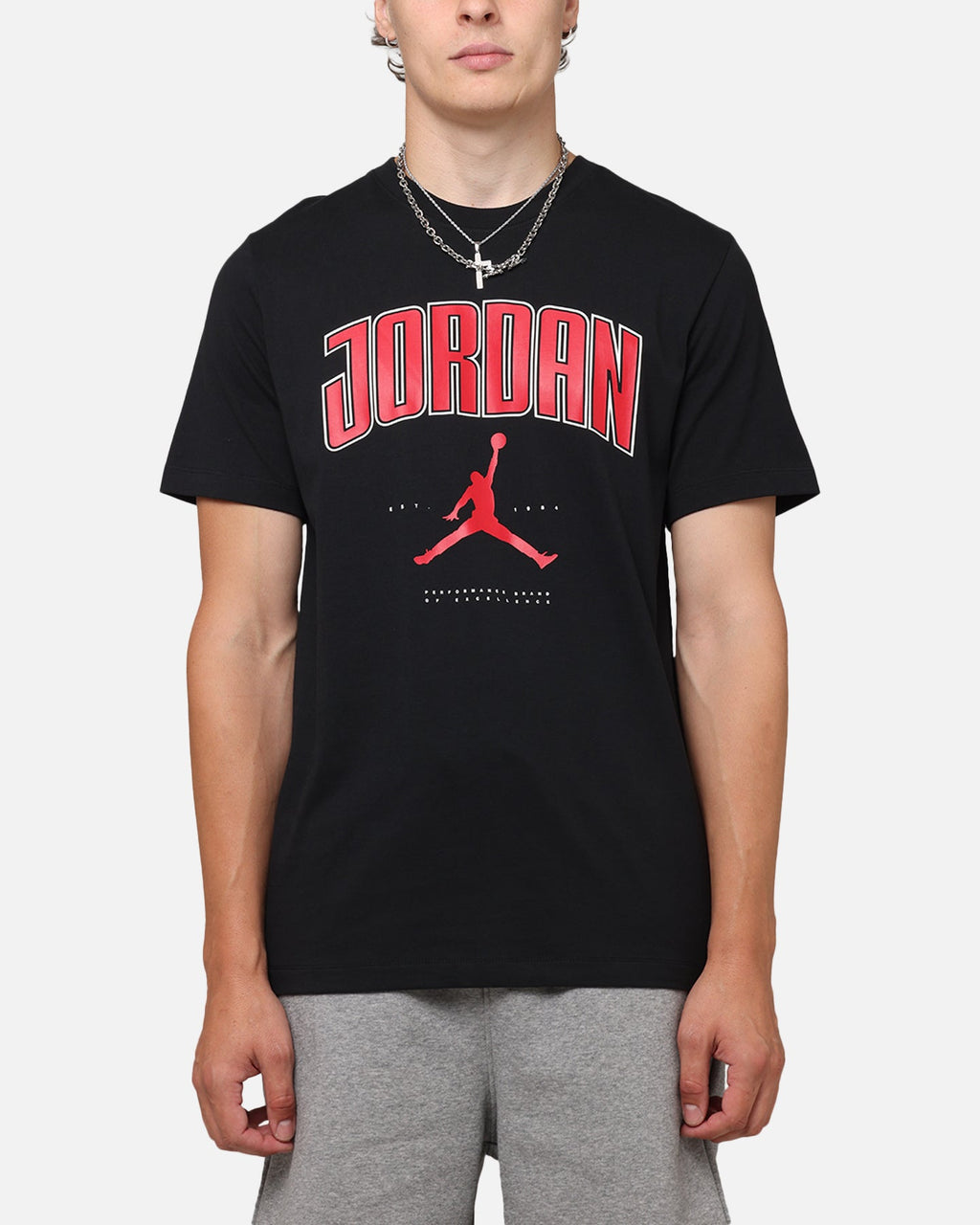 HOT Products Jordan City 88 Crewneck T-Shirt Gym Red/Black