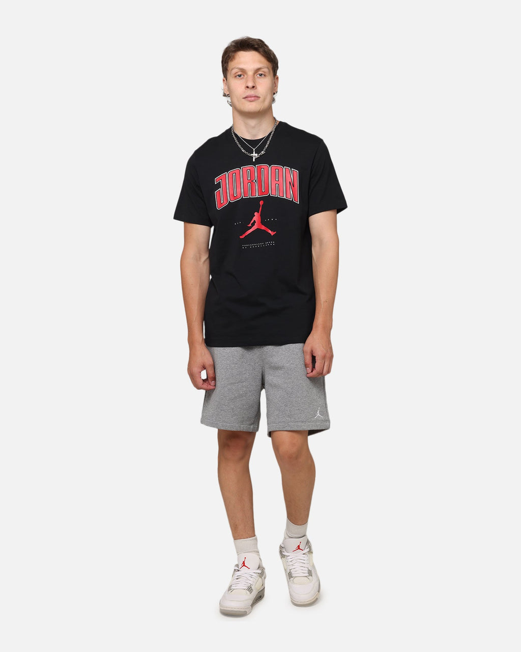 HOT Products Jordan City 88 Crewneck T-Shirt Gym Red/Black
