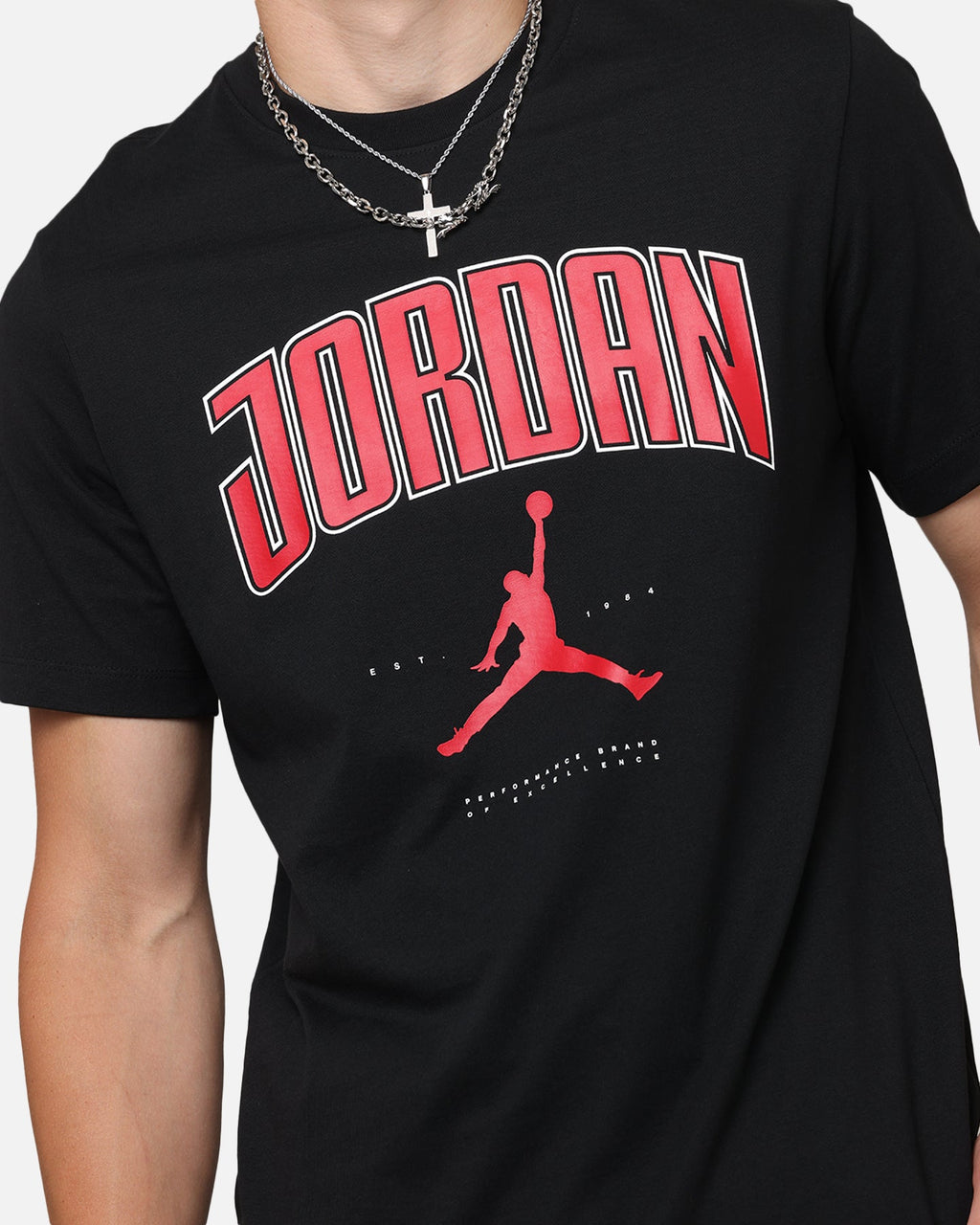 HOT Products Jordan City 88 Crewneck T-Shirt Gym Red/Black