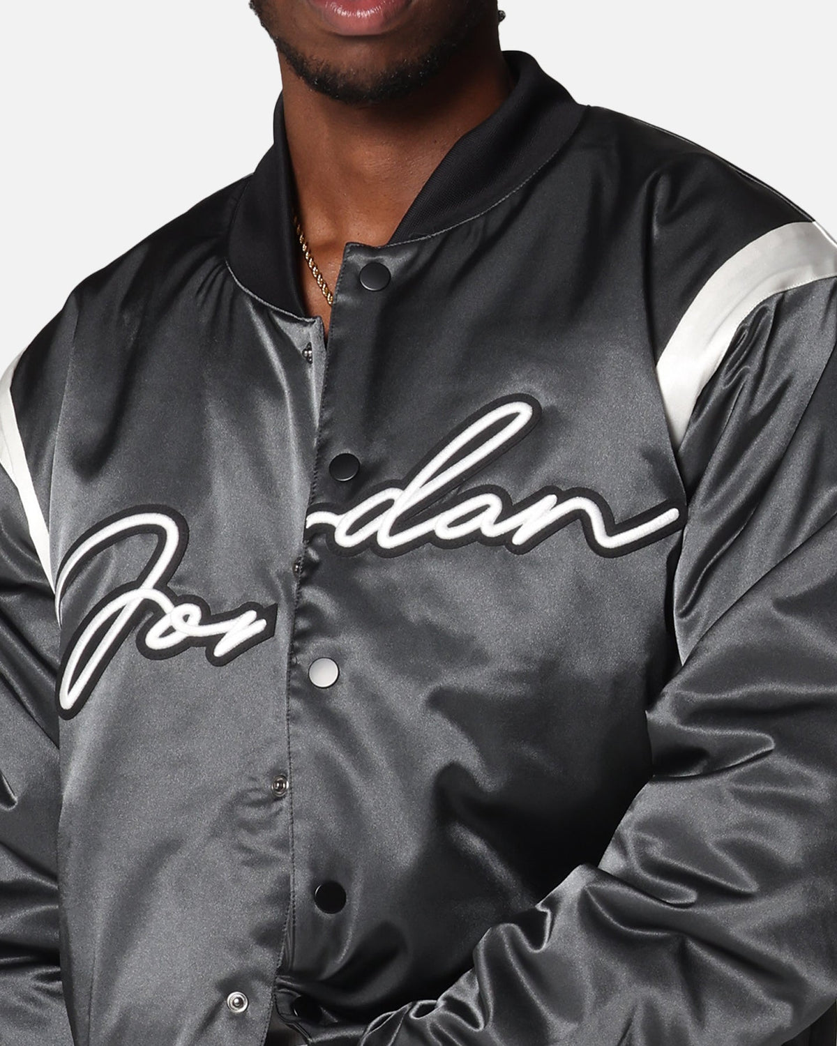 HOT Products Jordan Jumpman MVP Varsity Jacket Off Noir/Sail