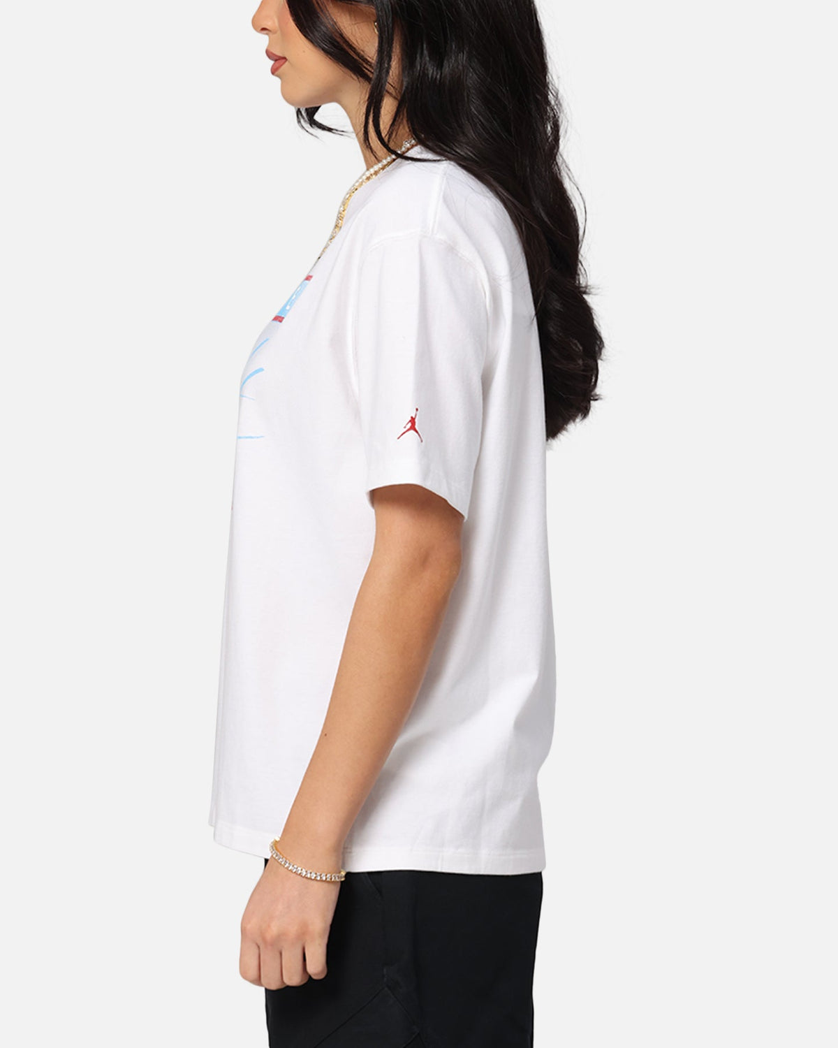 HOT Products Jordan Women's Jumpman Flight Heritage Graphic T-Shirt White