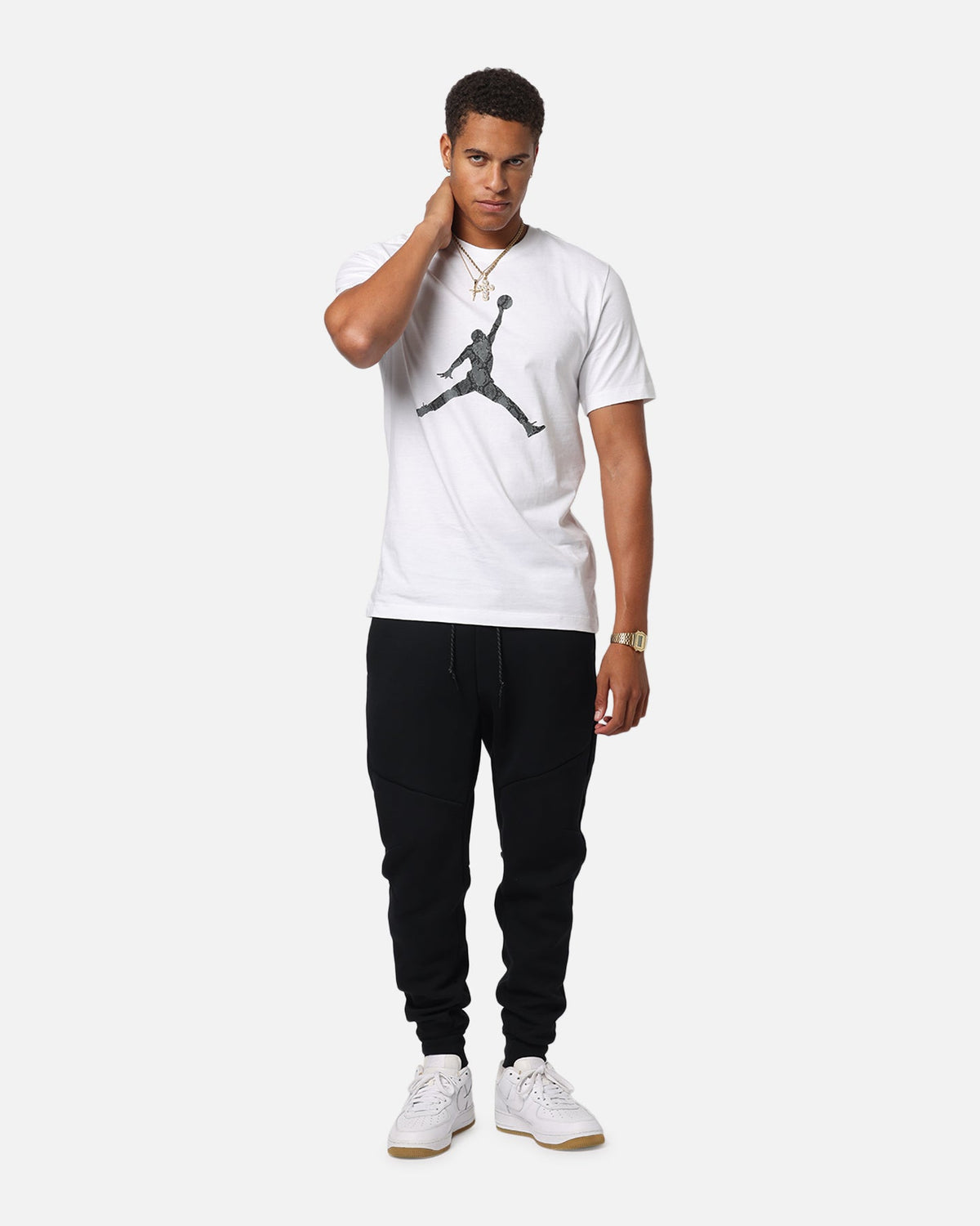 HOT Products Jordan Jumpman Sport Dri-FIT T-Shirt White