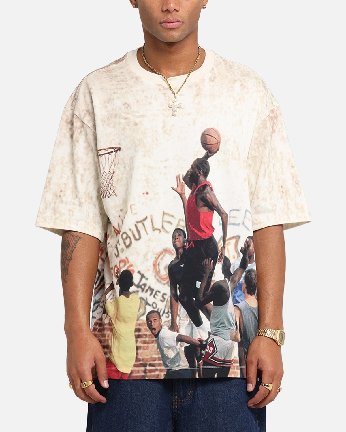 HOT Products Jordan Air Jordan 85 Graphic T-Shirt Sail/Legend Lt Brown
