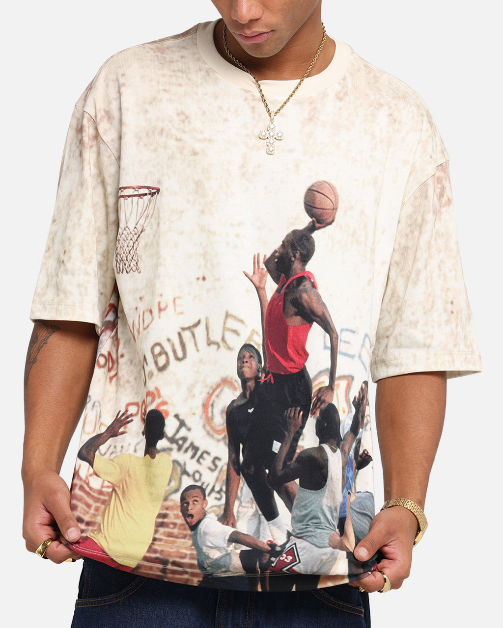 HOT Products Jordan Air Jordan 85 Graphic T-Shirt Sail/Legend Lt Brown