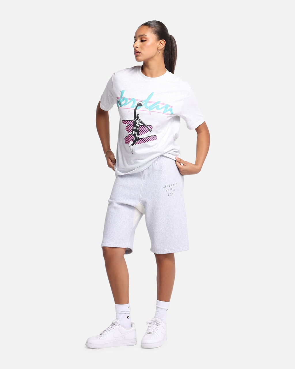 HOT Products Jordan Women's MVP Graphic T-Shirt Birch Heather