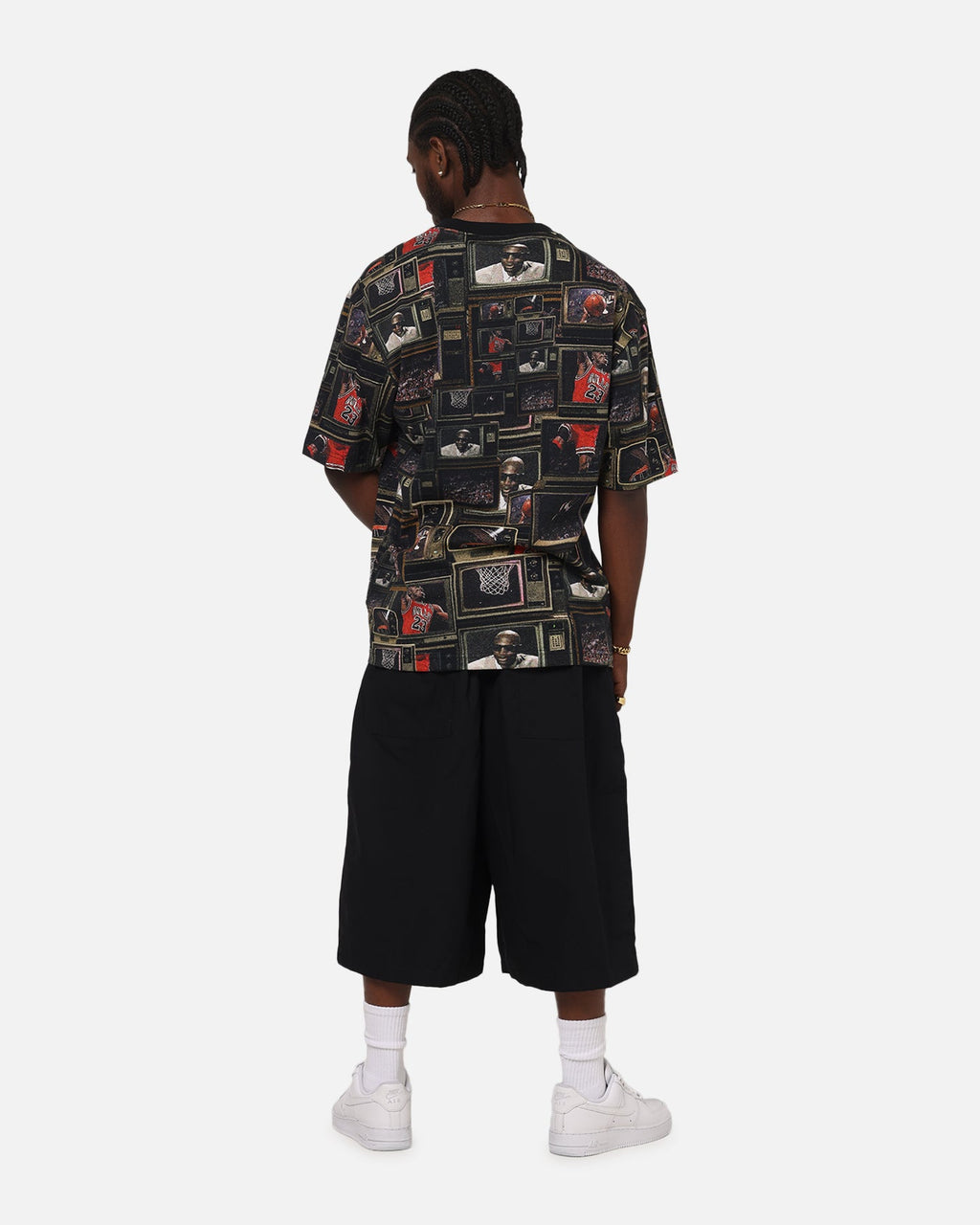 HOT Products Jordan Brooklyn Printed T-Shirt Black/Sail