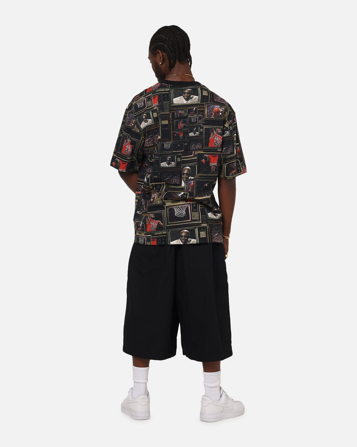 HOT Products Jordan Brooklyn Printed T-Shirt Black/Sail