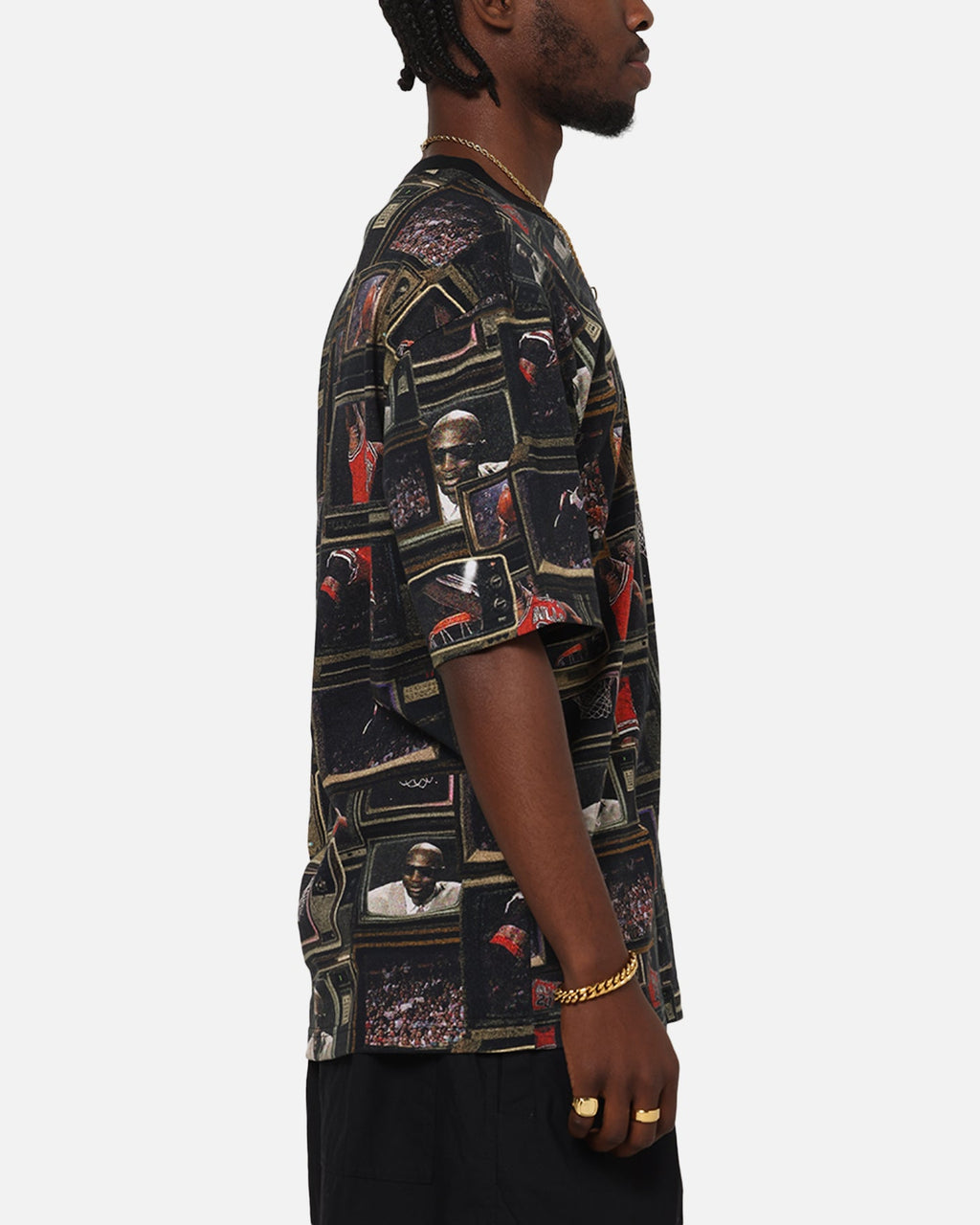 HOT Products Jordan Brooklyn Printed T-Shirt Black/Sail