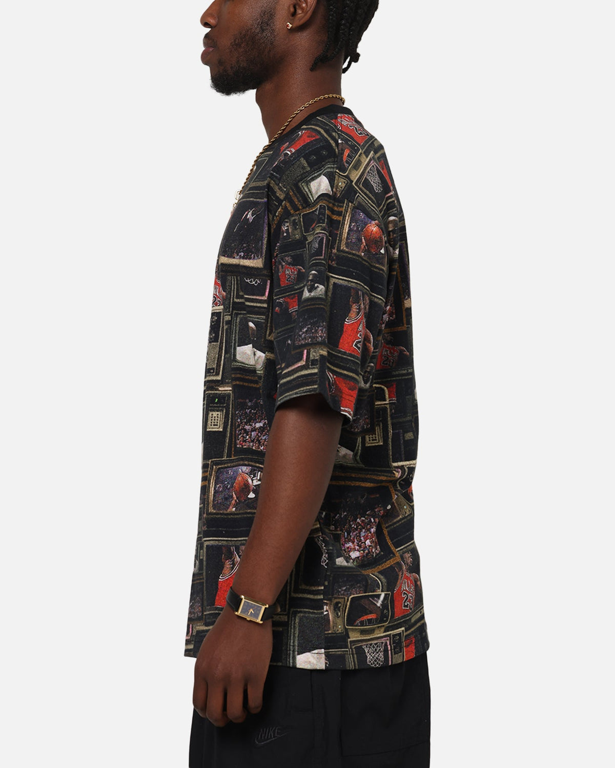 HOT Products Jordan Brooklyn Printed T-Shirt Black/Sail