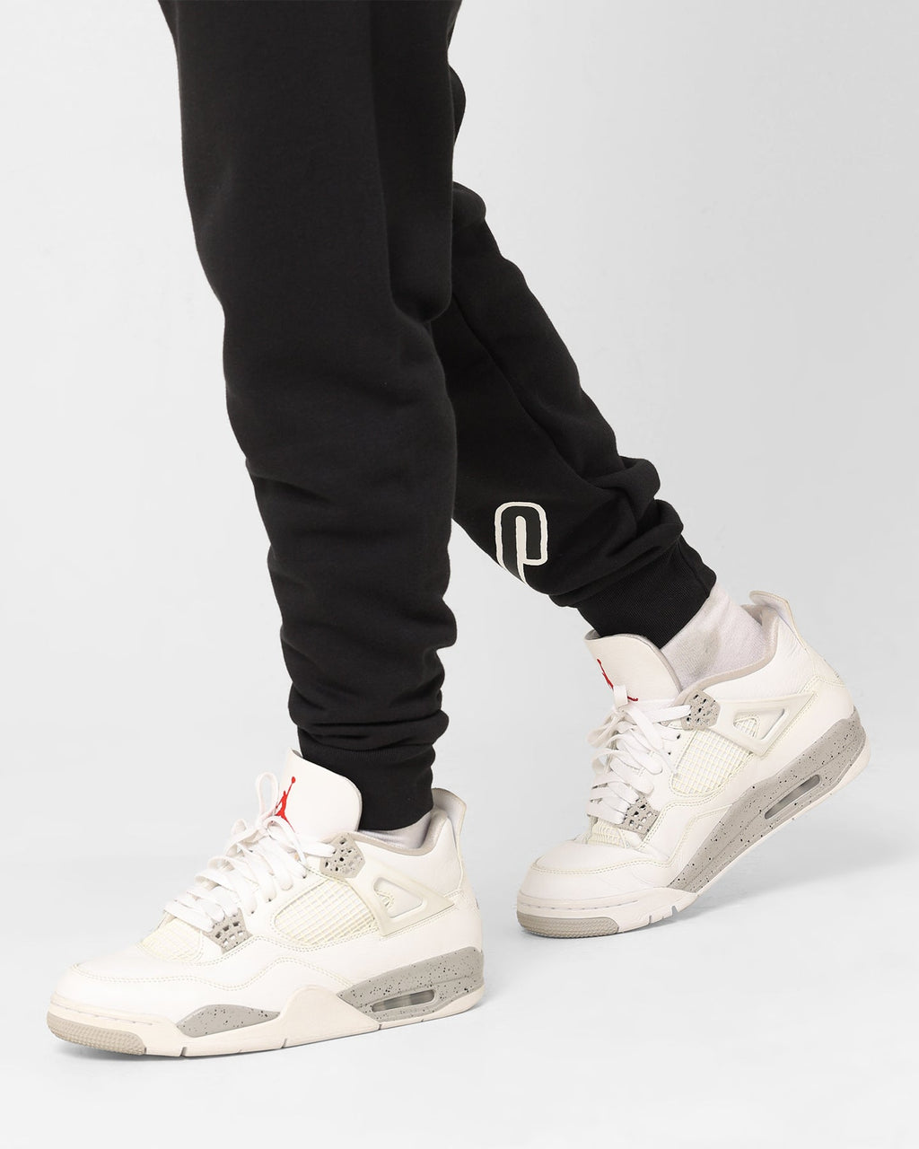 HOT Products Jordan Flight MVP Fleece Track Pants Black/Sail