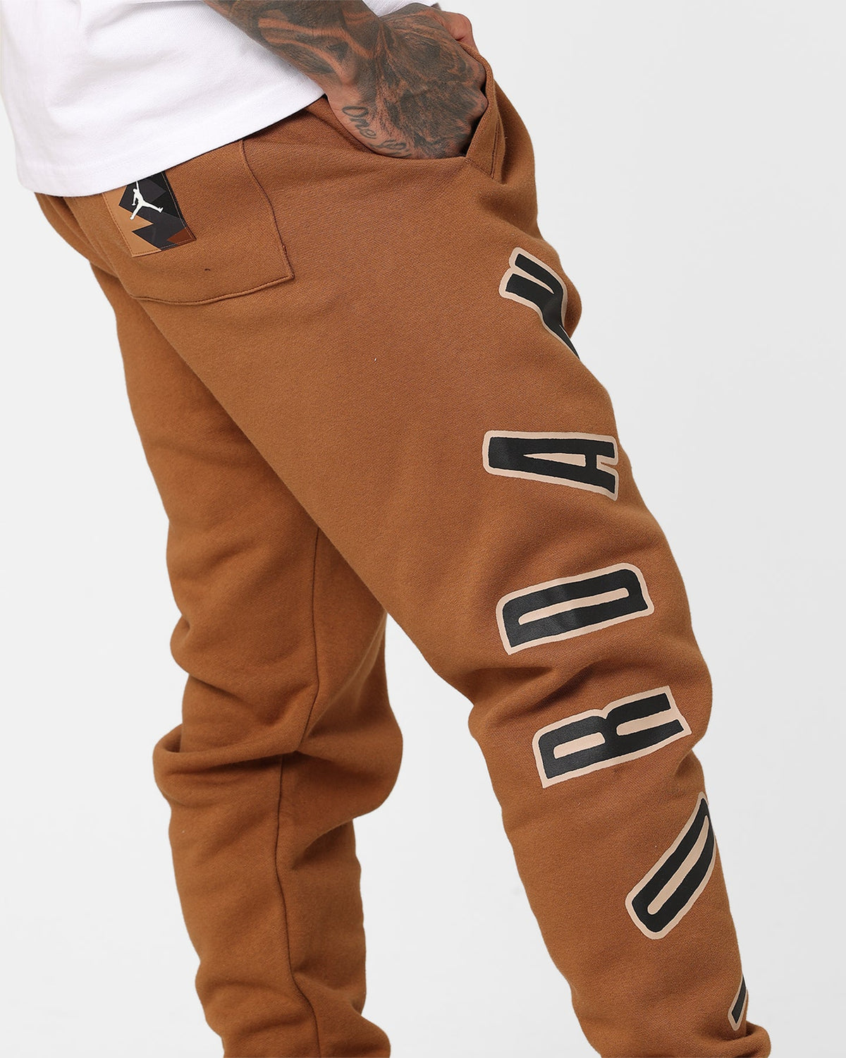 HOT Products Jordan Flight MVP Fleece Pants Hemp/Sail
