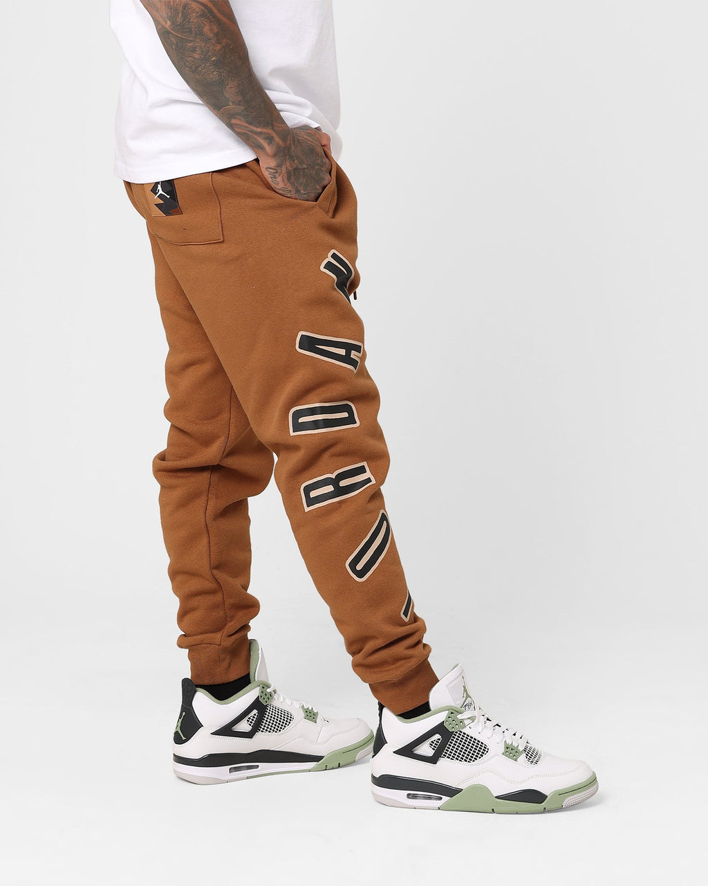 HOT Products Jordan Flight MVP Fleece Pants Hemp/Sail