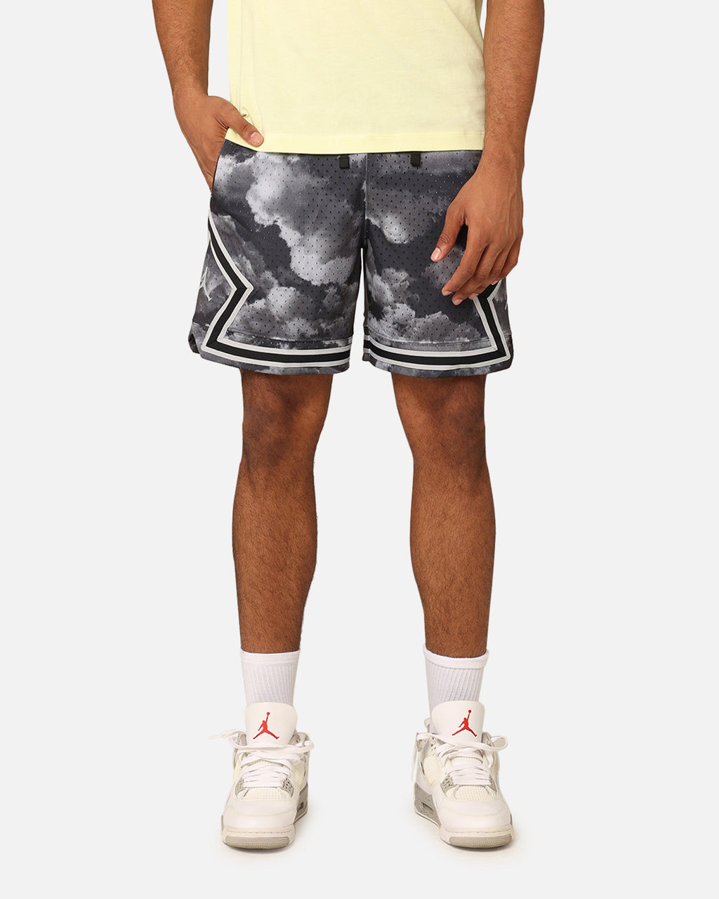 HOT Products Jordan Dri-FIT Sport Diamond Shorts Black/Wolf Grey