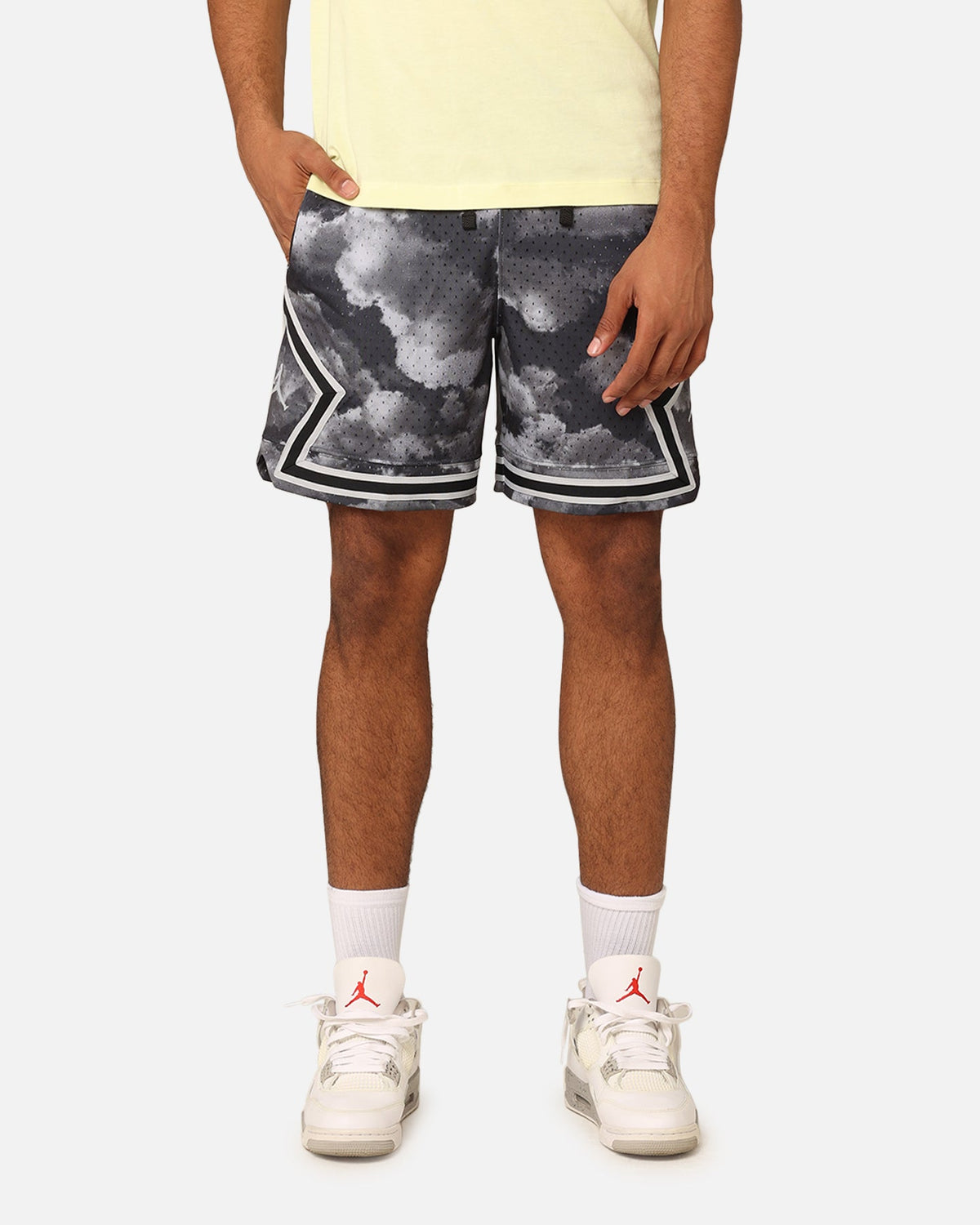 HOT Products Jordan Dri-FIT Sport Diamond Shorts Black/Wolf Grey