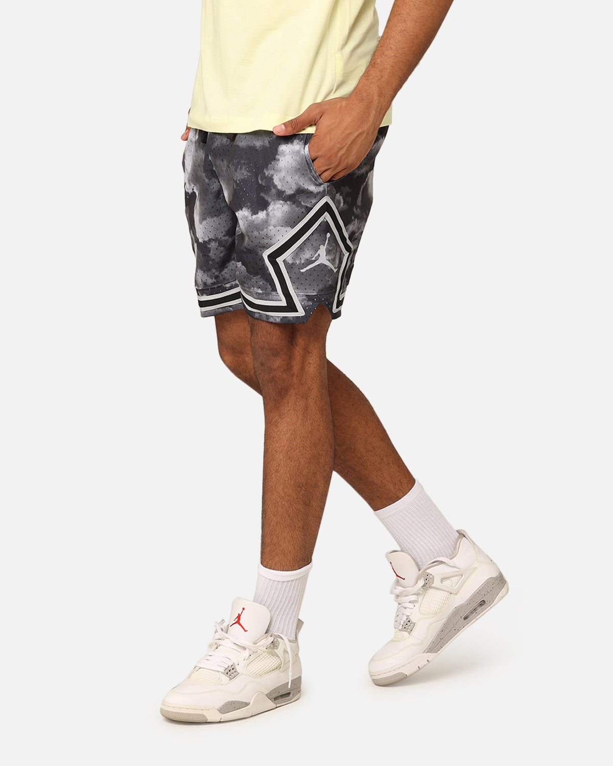HOT Products Jordan Dri-FIT Sport Diamond Shorts Black/Wolf Grey