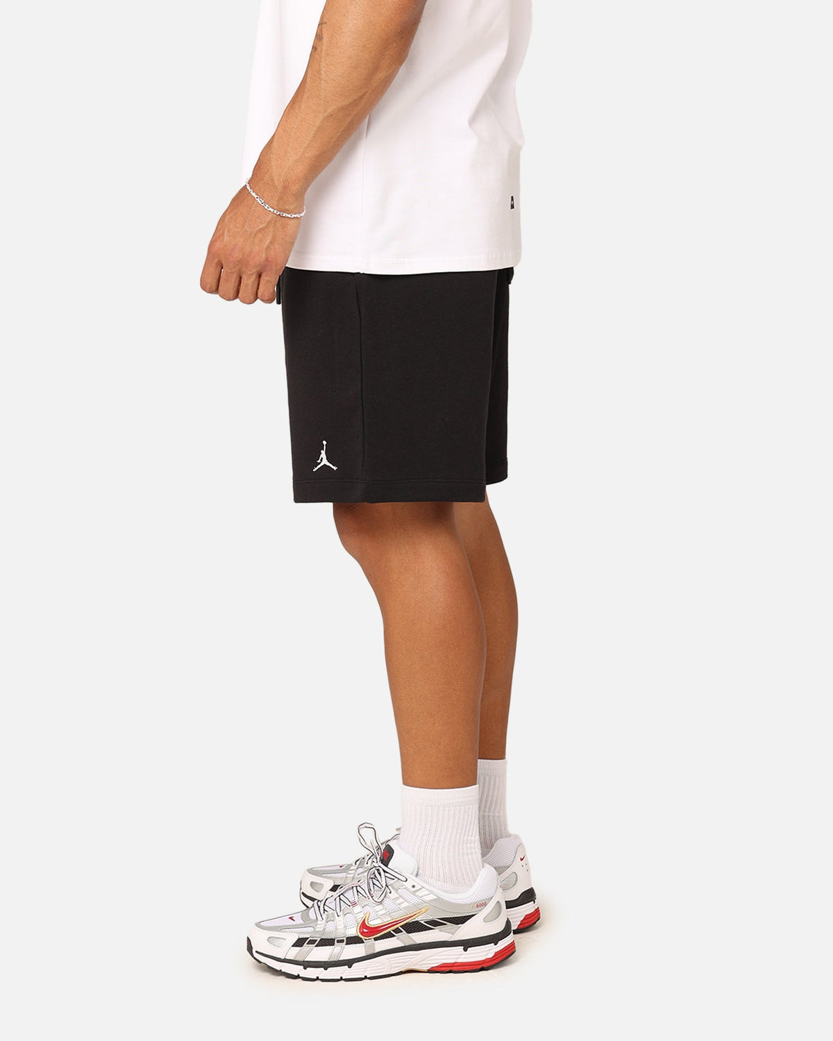 HOT Products Jordan Essentials Fleece Shorts Black/Black/White