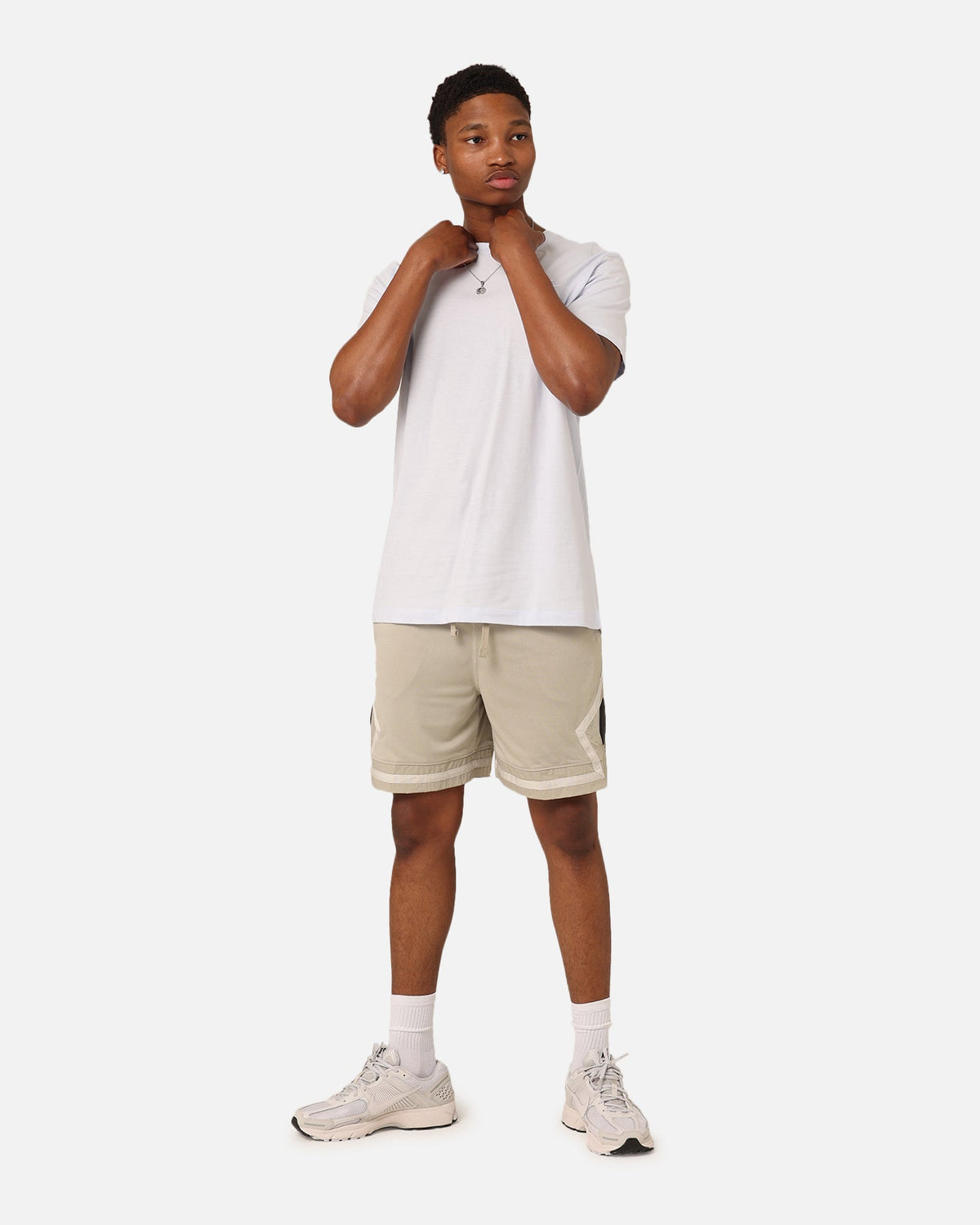 HOT Products Jordan X Paris Saint-Germain Mesh Diamond Shorts Stone/Magma Orange