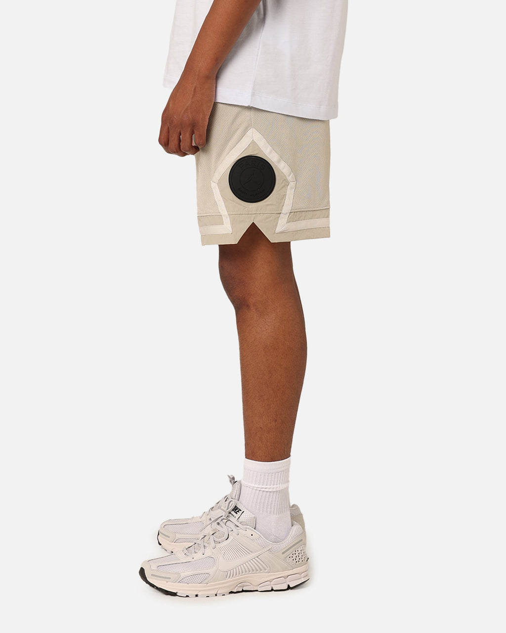 HOT Products Jordan X Paris Saint-Germain Mesh Diamond Shorts Stone/Magma Orange