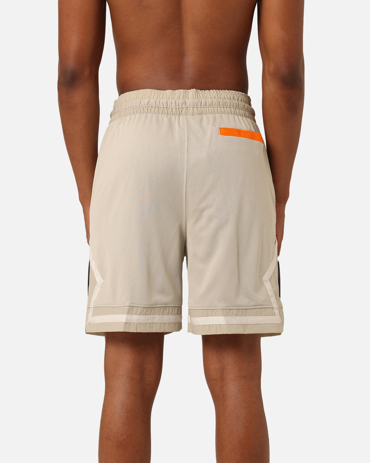HOT Products Jordan X Paris Saint-Germain Mesh Diamond Shorts Stone/Magma Orange