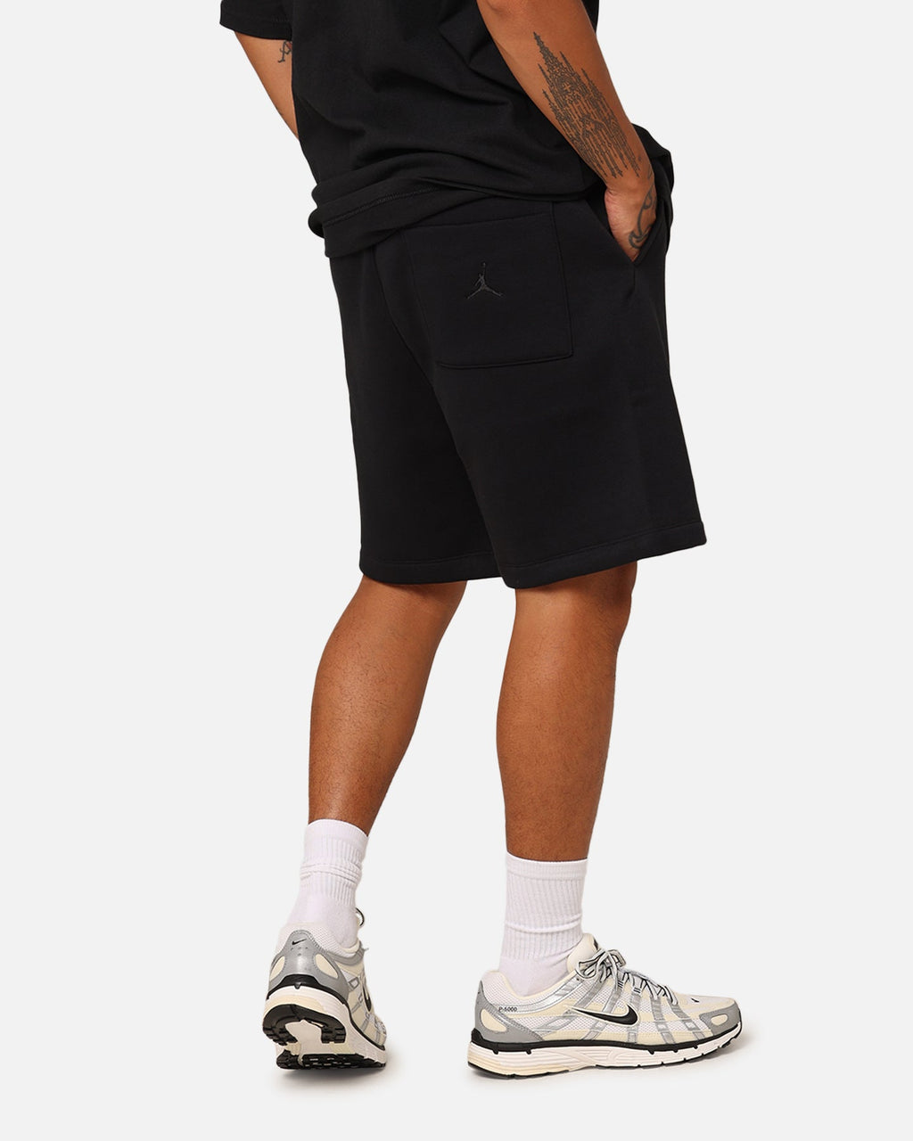 HOT Products Jordan Essentials Brooklyn Fleece Harbour Shorts Black/White