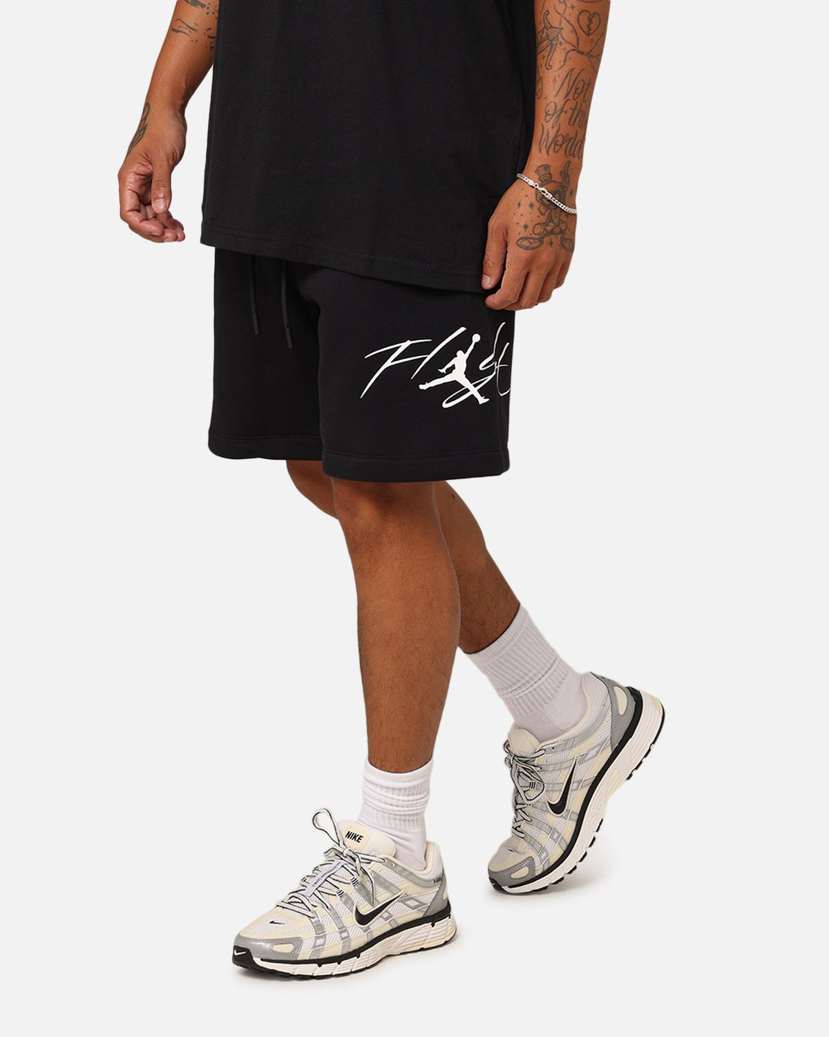 HOT Products Jordan Essentials Brooklyn Fleece Harbour Shorts Black/White