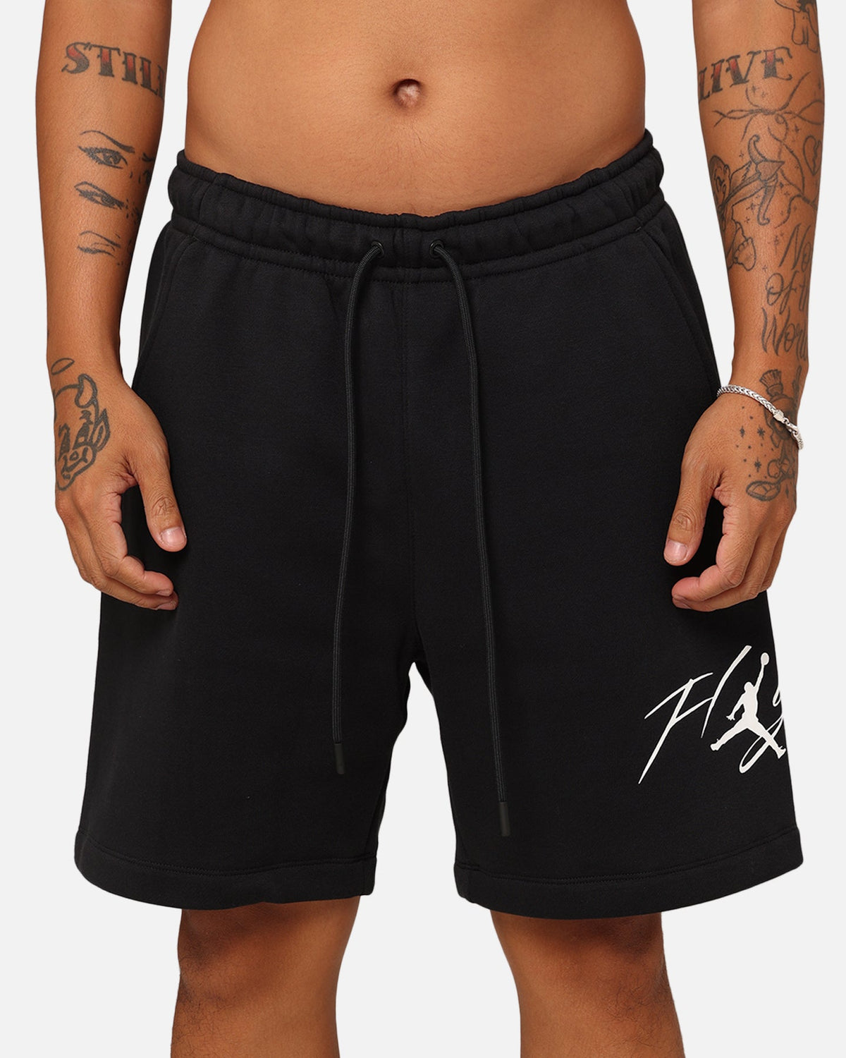 HOT Products Jordan Essentials Brooklyn Fleece Harbour Shorts Black/White