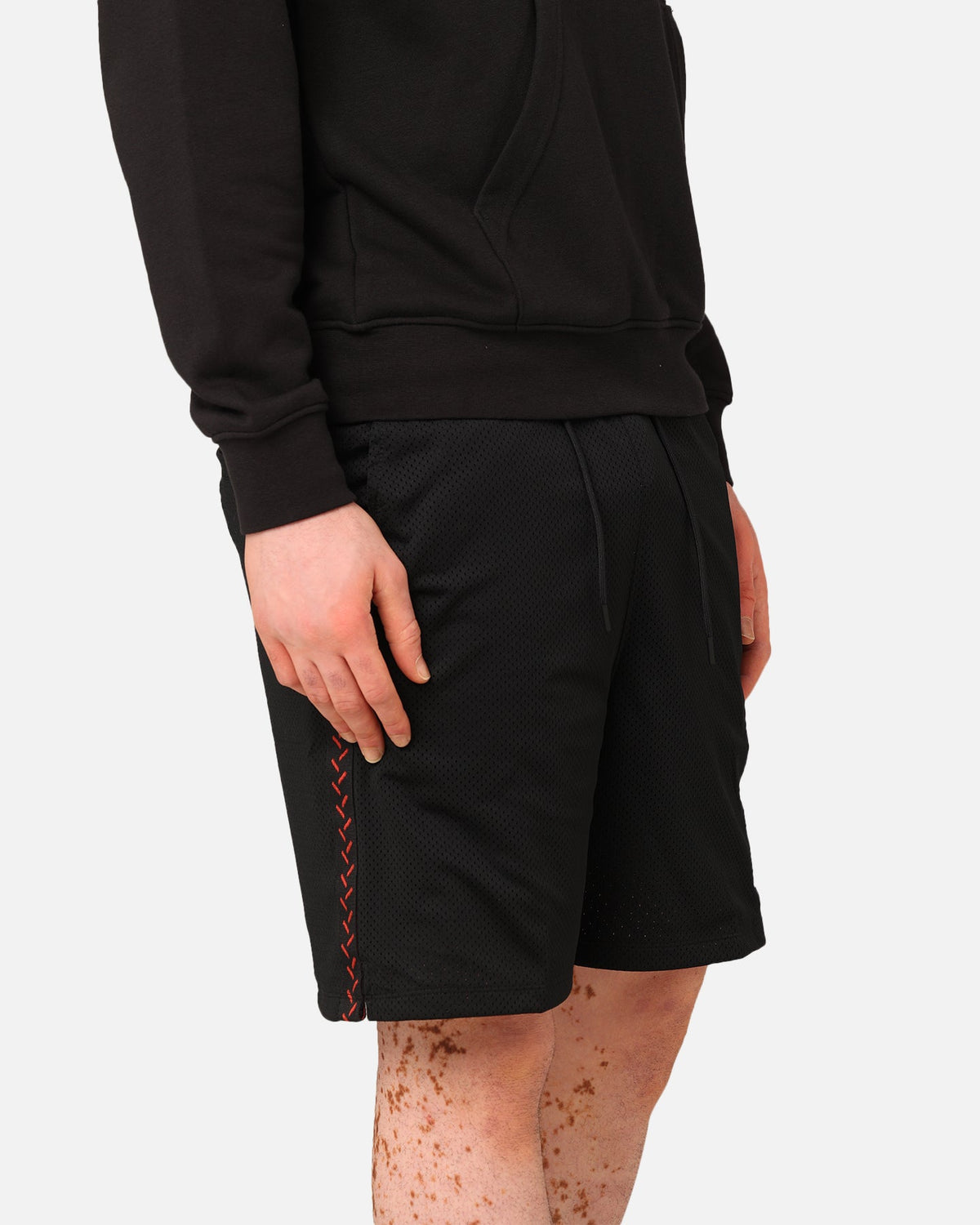 HOT Products Jordan Flight MVP Mesh Shorts Black/Dune Red