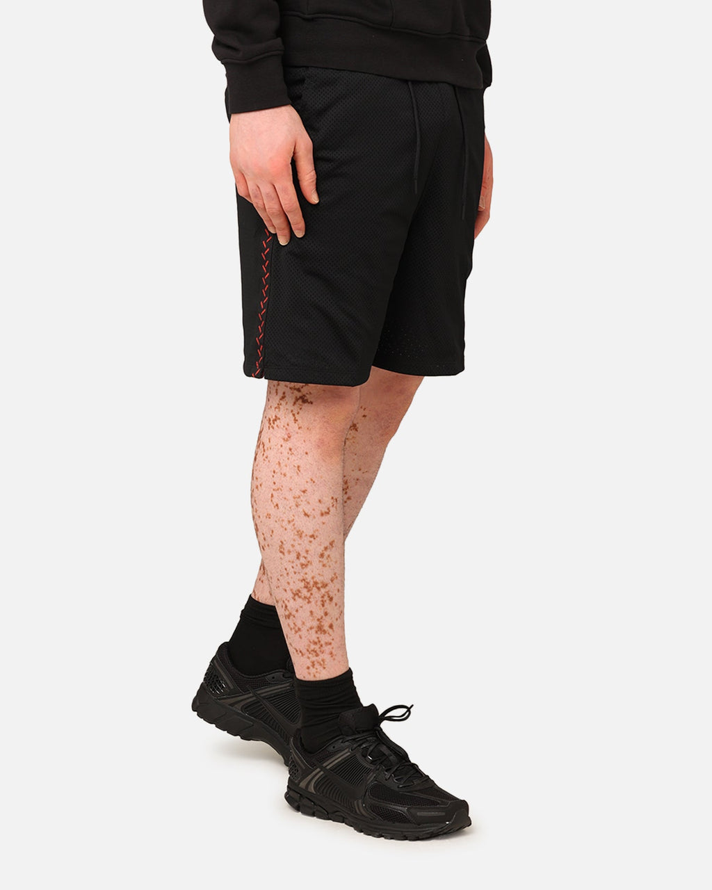 HOT Products Jordan Flight MVP Mesh Shorts Black/Dune Red