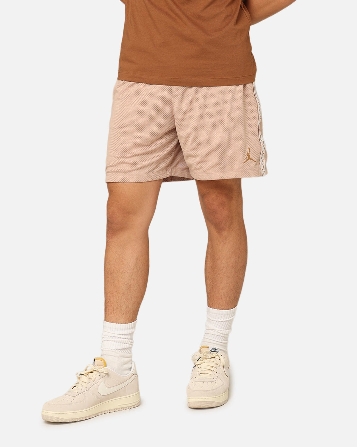 HOT Products Jordan Flight MVP Mesh Shorts Medium Brown