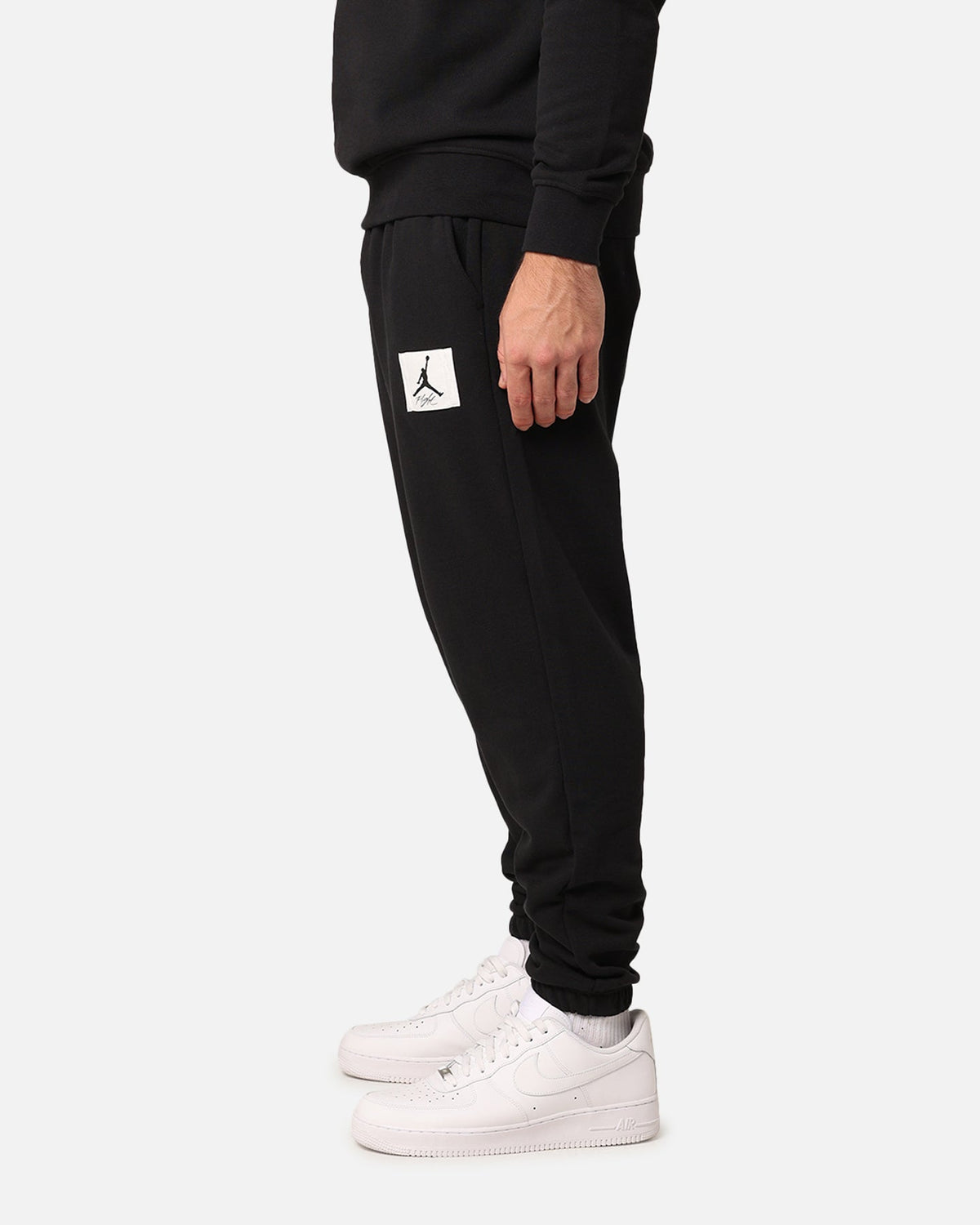 HOT Products Jordan Essentials Statement Flight Fleece Sweatpants Black/Sail